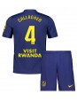 Billige Atletico Madrid Conor Gallagher #4 Bortedraktsett Barn 2025-26 Kortermet (+ Korte bukser)